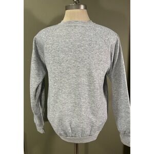 Vtg Gray Crewneck Lightweight Sweatshirt USA Blank 50/50 Sz X Large 90s Minimal